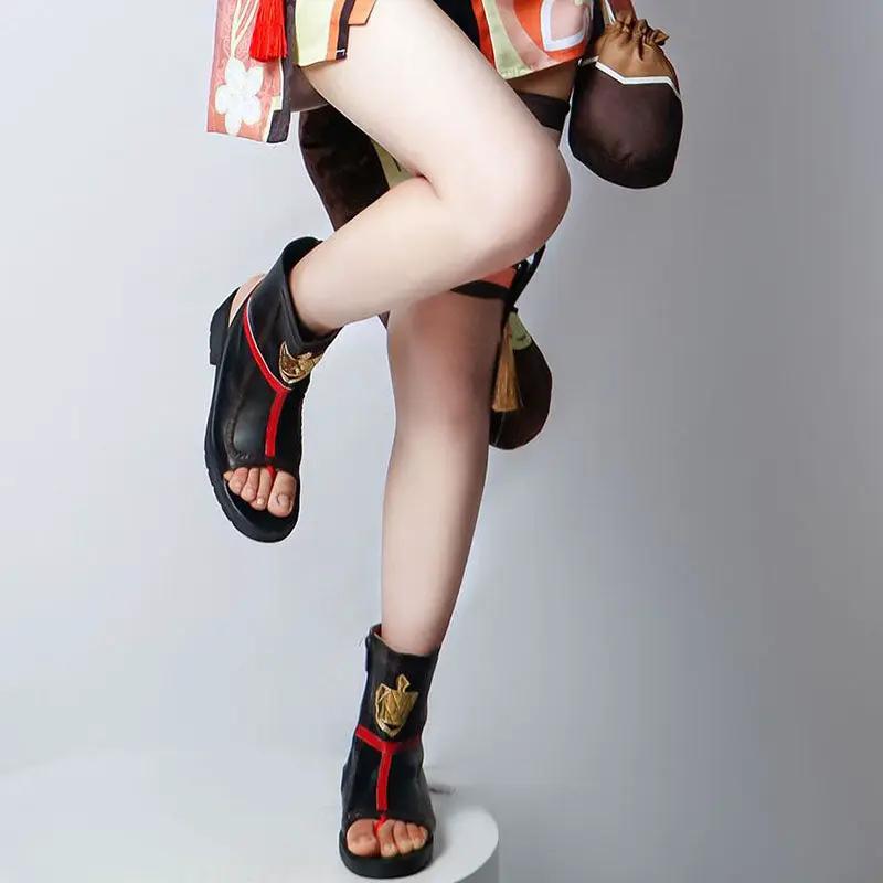Genshin Impact COS clothes Luoli women's clothes Longlizhiraccoon dog early pomelo cosplay clothing matching shoes by eprolo