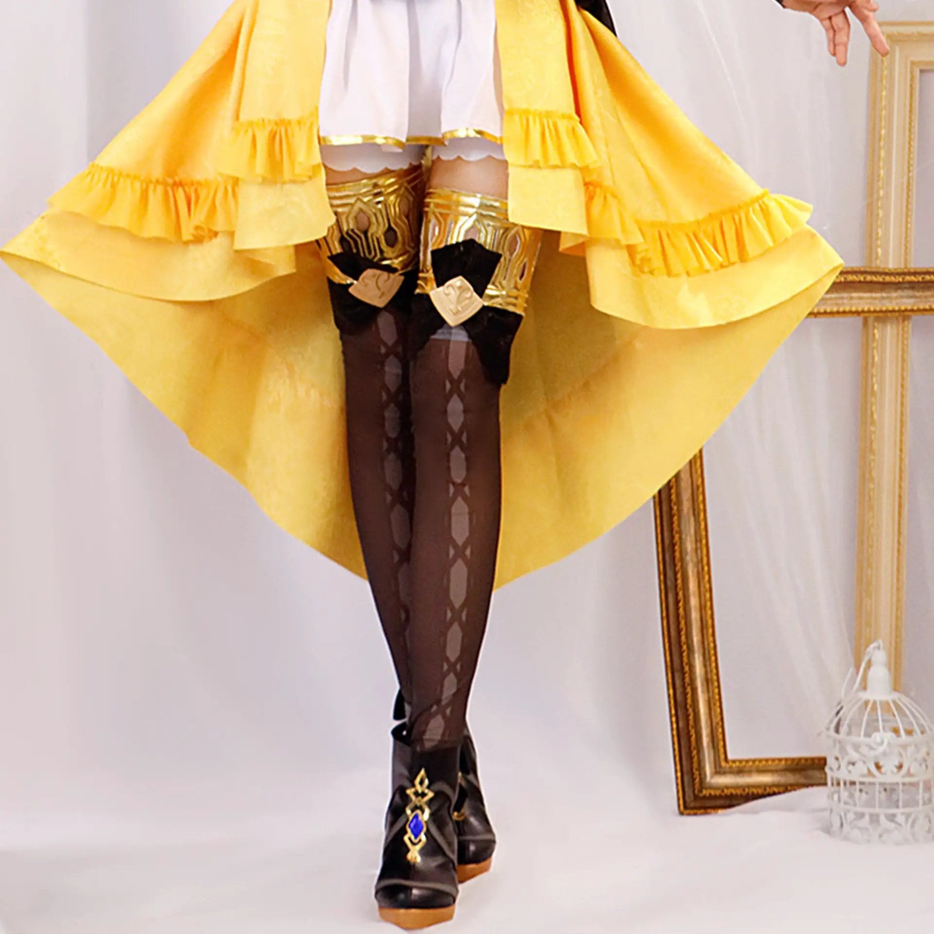 Genshin Impact Fengdan Navia Cos suit, full set of Navia cosplay clothes, matching shoes by eprolo