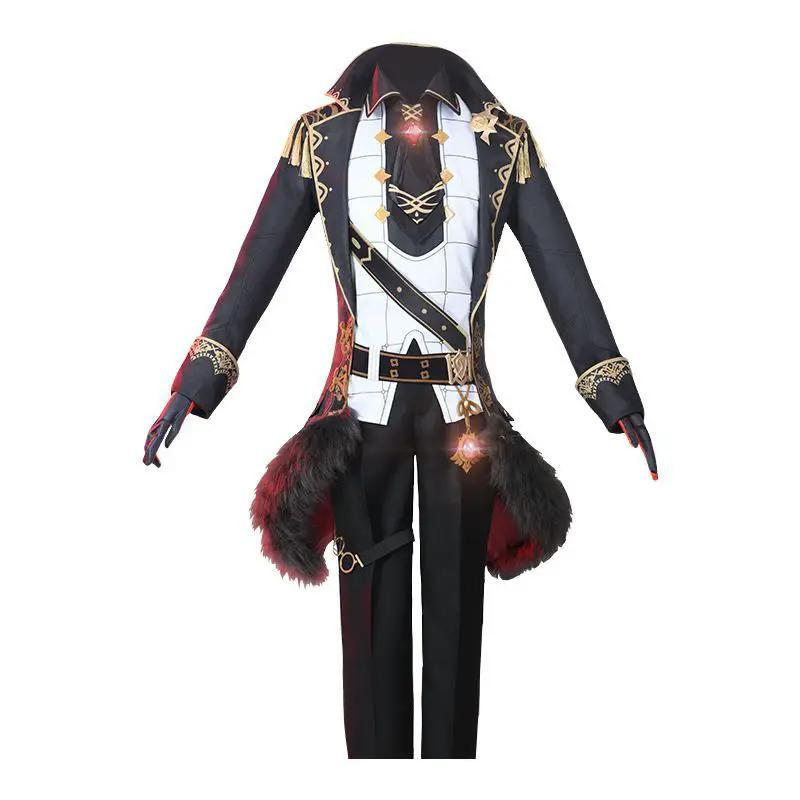 Genshin Impact cos costume Duluk cos game full suit cosplay costume men's clothes wigs shoes sword weapons by eprolo