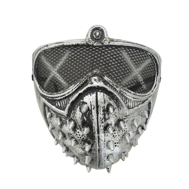 Halloween Devil COS Anime Stage Mask Ghost Steps Street Rivet Death Masks Watch Dogs Cosplay Stage Party Face Masks Accessories by eprolo