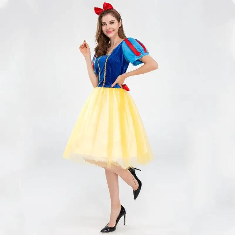 Halloween Annual Meeting Snow White Stage Art Performance Snow White COS Costume Gift Costume by eprolo