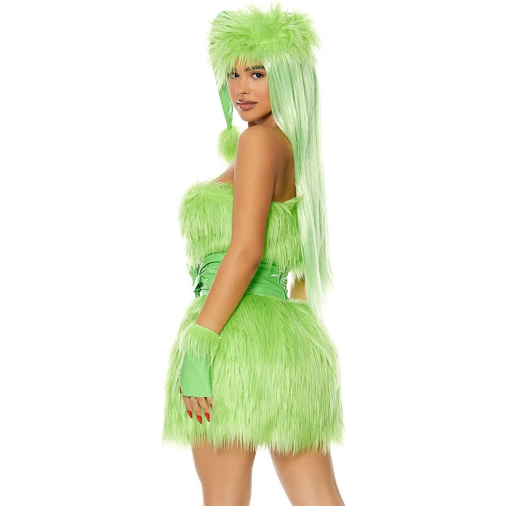 Halloween Green Haired Monster Costume COS by eprolo