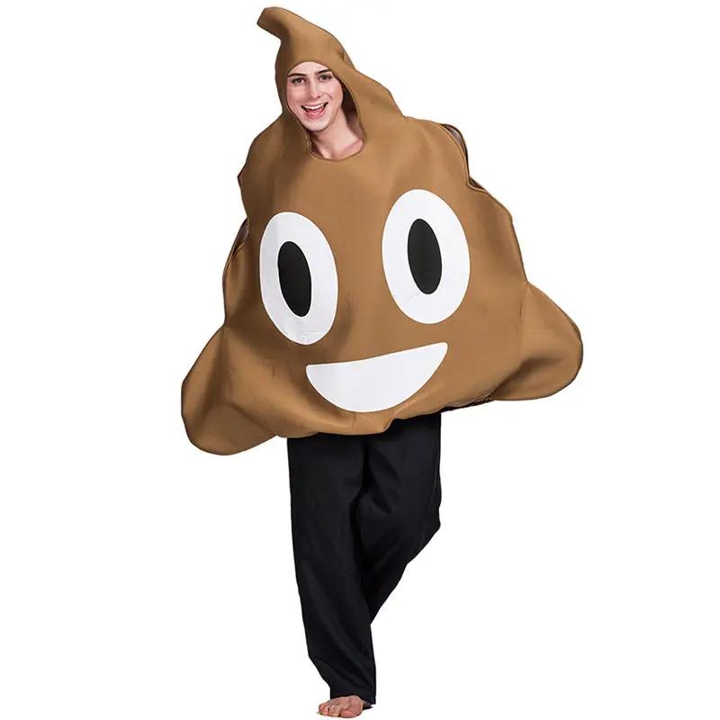 Poo funny cosplay costumes a piece of shit creative Halloween cos costumes campus party activities spoof cake clothes by eprolo