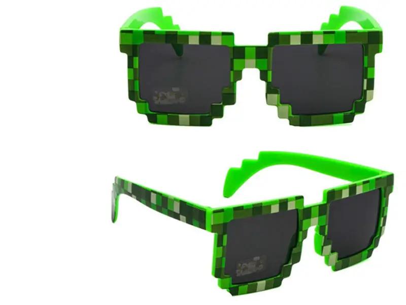 Arrival MineCrafted Sunglasses Kids cos play action Game Toys Minecrafter Square Glasses with EVA case gifts by eprolo