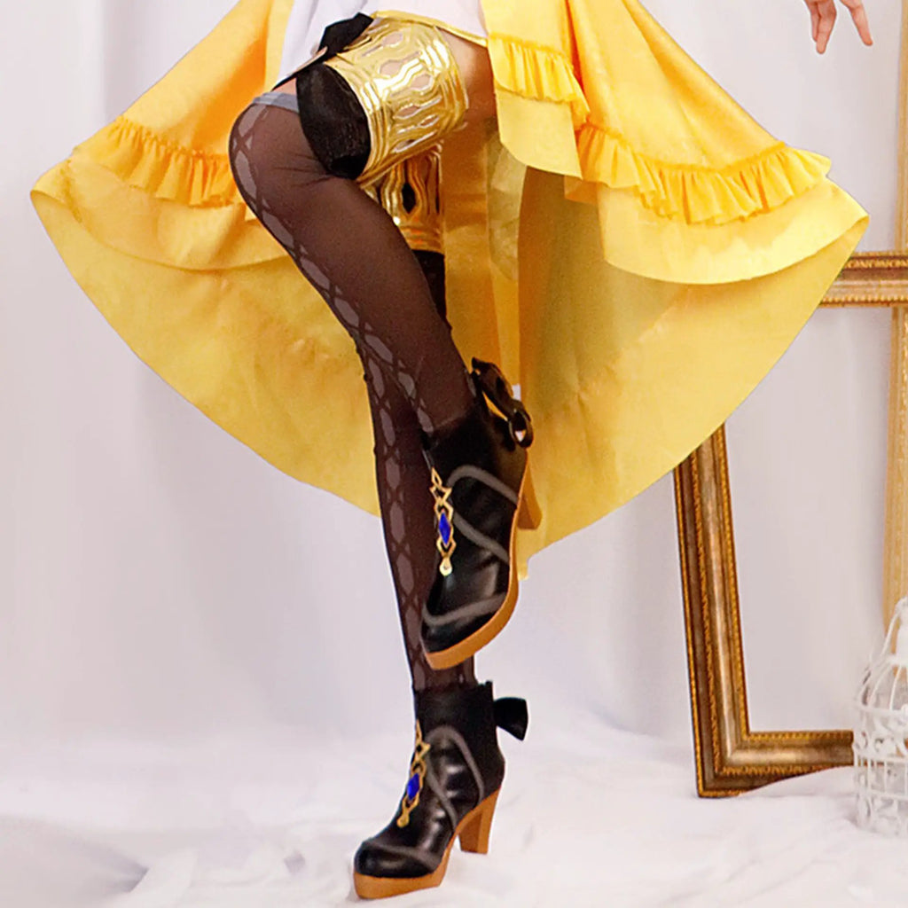 Genshin Impact Fengdan Navia Cos suit, full set of Navia cosplay clothes, matching shoes by eprolo