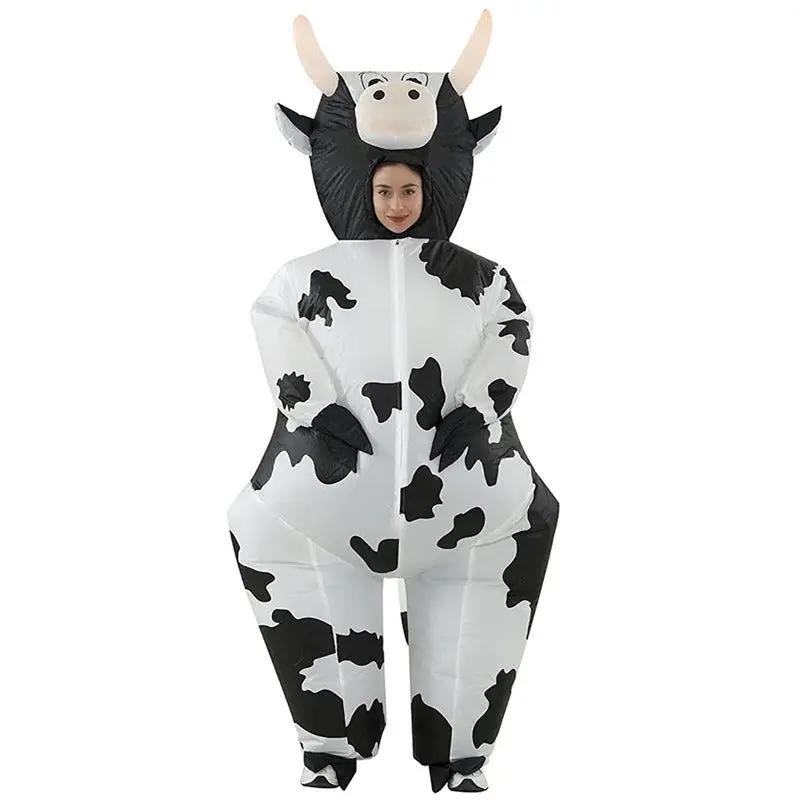 Cow inflatable costume makeup ball cosplay animal performance costume Halloween funny party COS cow costume by eprolo