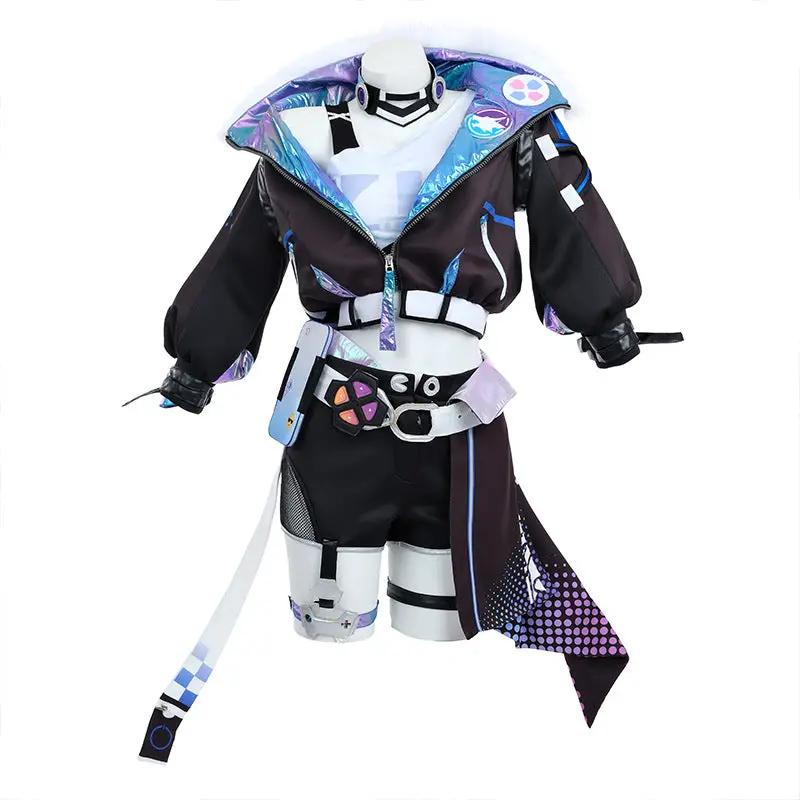Collapse of the Star Dome Railway COS Service Xier Silver Wolf Cosplay Game Animation Costume Women's C Service anime Full Set by eprolo