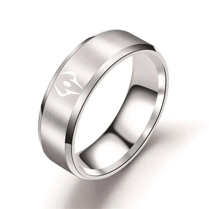 Curse King COS Stainless Steel Ring Two-Faced Sukuna Impression Ring Jujutsu Kaisen Jewelry Yuji Itadori Anime by eprolo