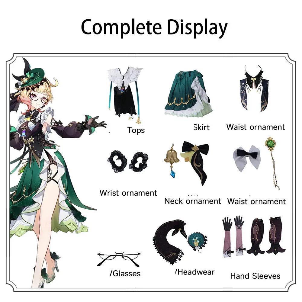 Genshin Impact cos costume perfumer Amelia cosplay costume game animation anime full set of C suits by eprolo