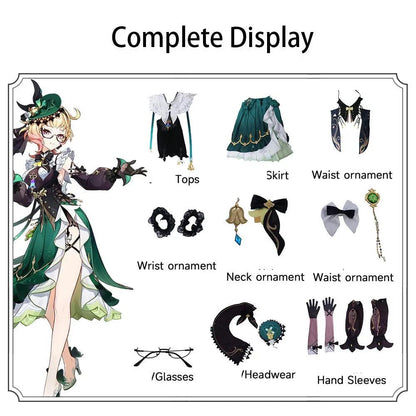 Genshin Impact cos costume perfumer Amelia cosplay costume game animation anime full set of C suits by eprolo