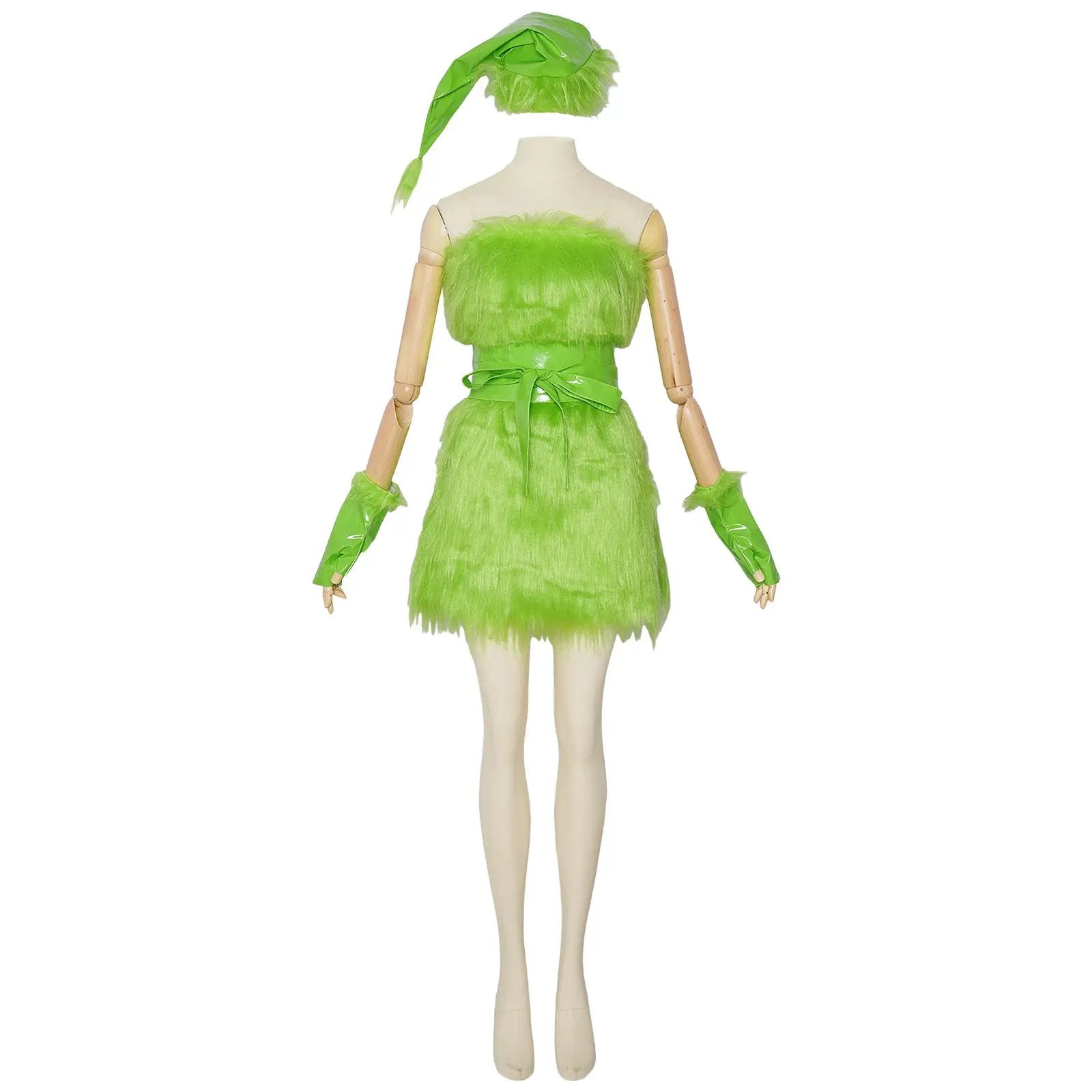 Christmas Green Haired Monster Costume COS by eprolo