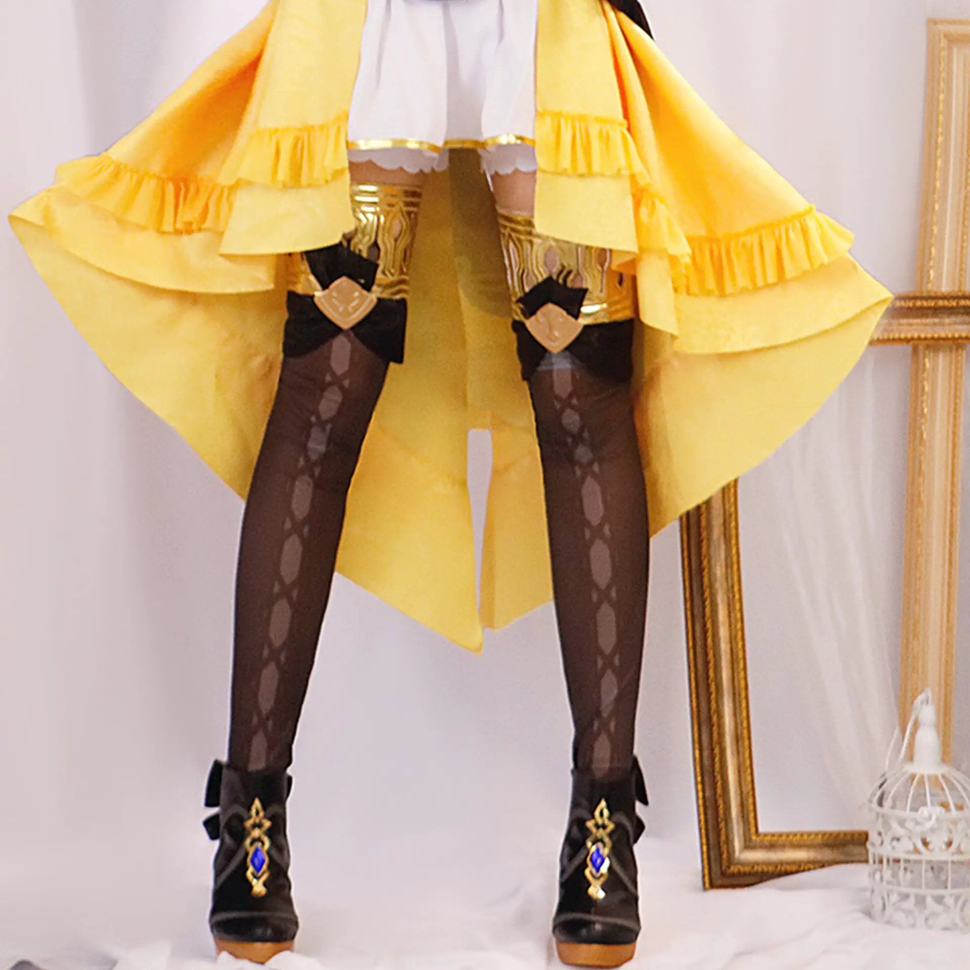 Genshin Impact Fengdan Navia Cos suit, full set of Navia cosplay clothes, matching shoes by eprolo