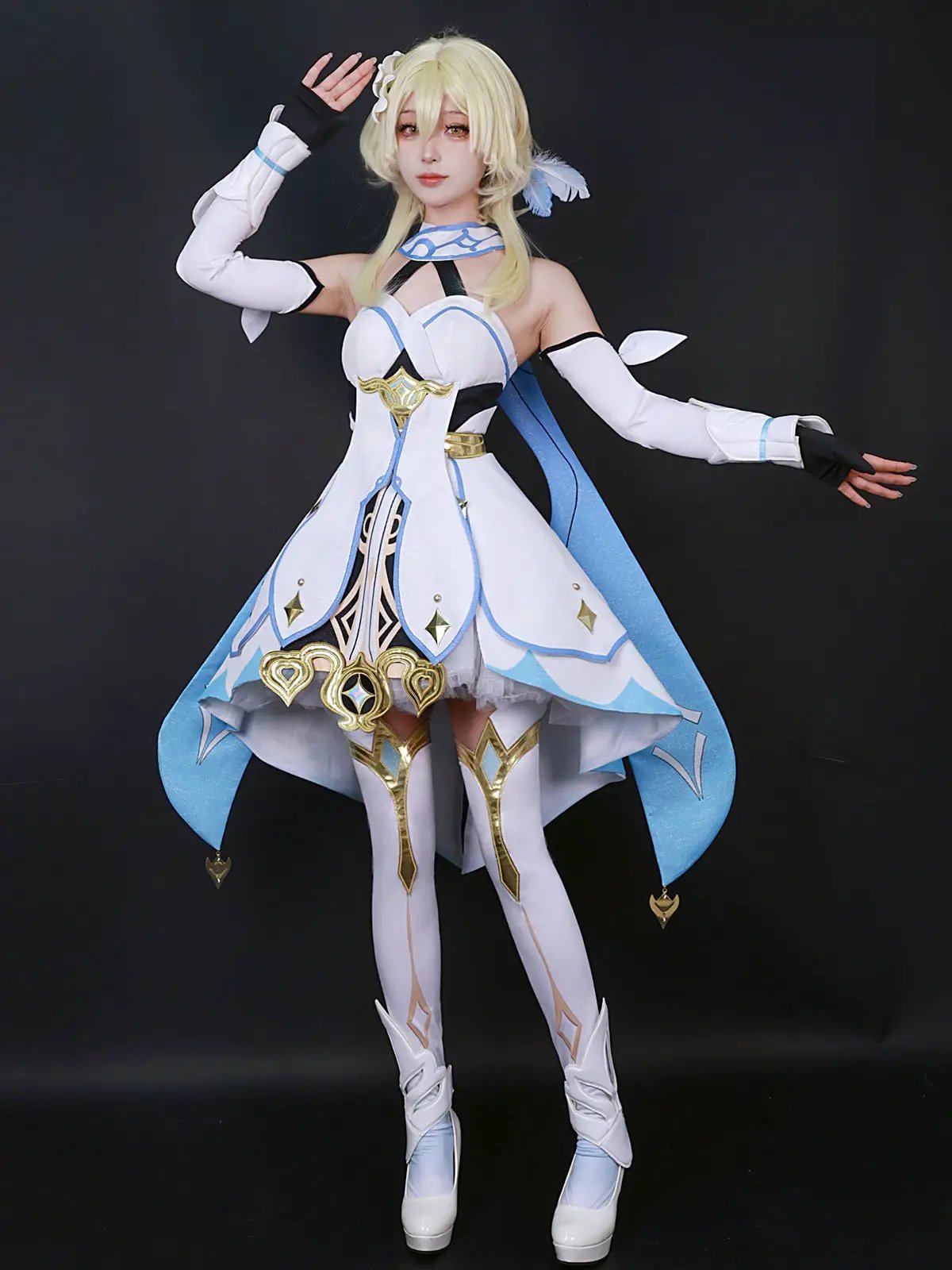 Traveler Ying cos clothes Genshin Impact shoes by eprolo