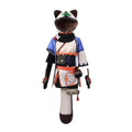 Genshin Impact Naolizhiracoon dog early pomelo cos suit tail hat accessories anime show suit game cosplay suit woman by eprolo