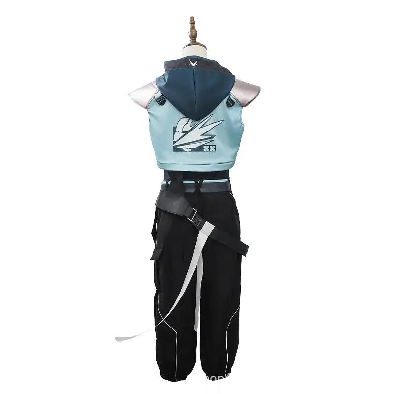 Valorant Valorant/Fearless Contract cos Jett Women's cos Game Clothing Full Set Jetwind by eprolo