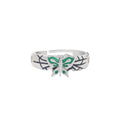 Jojo Bizarre Adventure Stone Sea and Sky Strip Xu Lun Butterfly Ring COS Ring Jewelry by eprolo