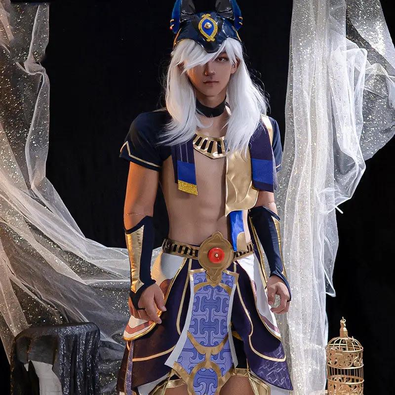 Genshin Impact Sanuo Cos Clothes High Wind Discipline Officer Su Micantis Complete Game Cosplay Clothes Male by eprolo