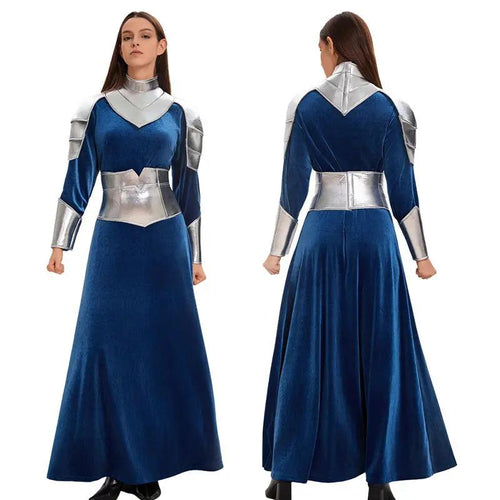 Halloween COS Robot Astronaut Space Suit Blue Robot Space Sailor Suit Astronaut by eprolo
