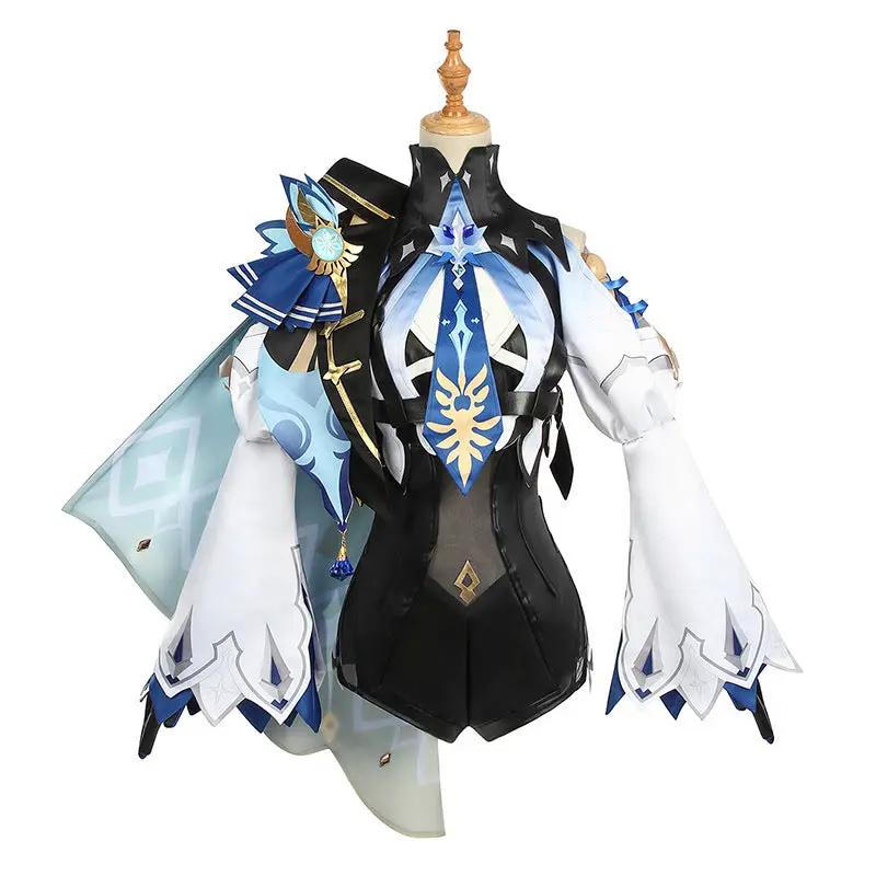 Genshin Impact cos dress smoke five star Eula Ura cosplay women's full dress by eprolo