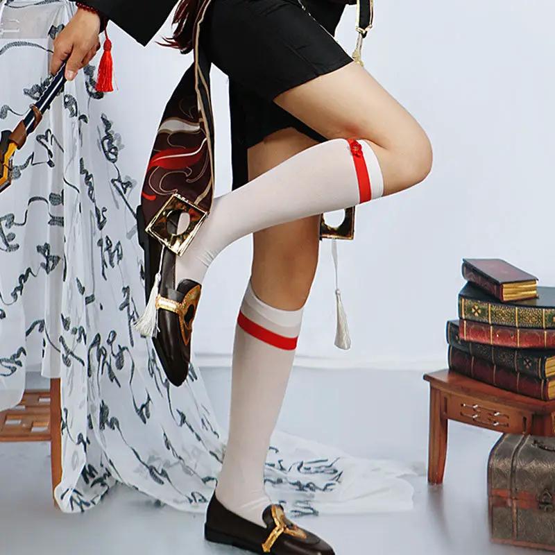Genshin Impact cosplay women's anime game animation Luoli's death hall leader walnut cos clothes matching shoes by eprolo