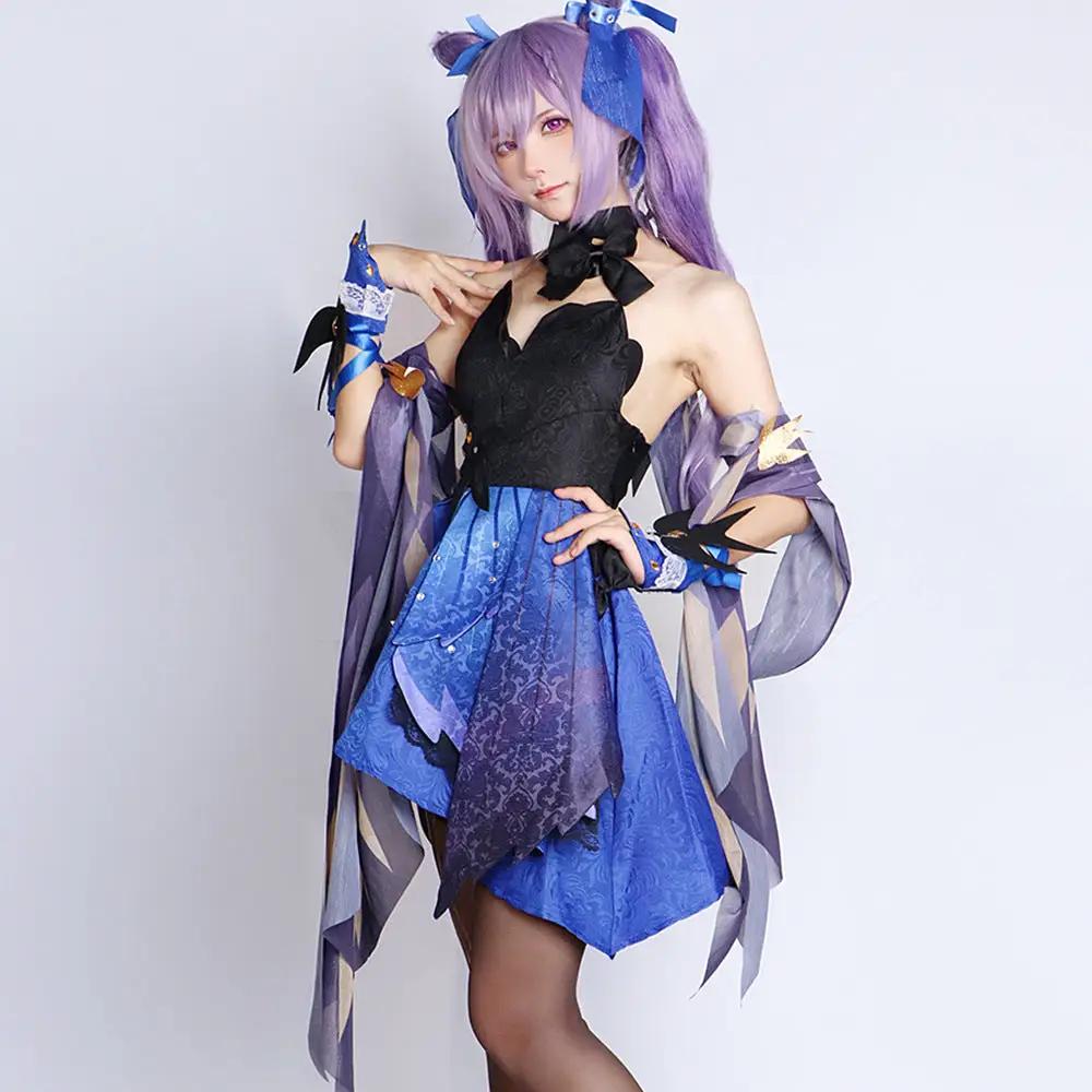 A full set of Genshin Impact carved clear cos clothes Initial five-star glazed moon rainbow dance Royal Sister anime game suit Female by eprolo