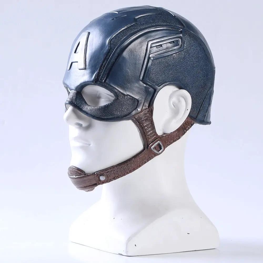 Captain America Cap Latex Simulation Cos Mask by eprolo