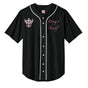 Baseball Top A4 N4184 Short Sleeve Full Button Moisture Wicking Polyester