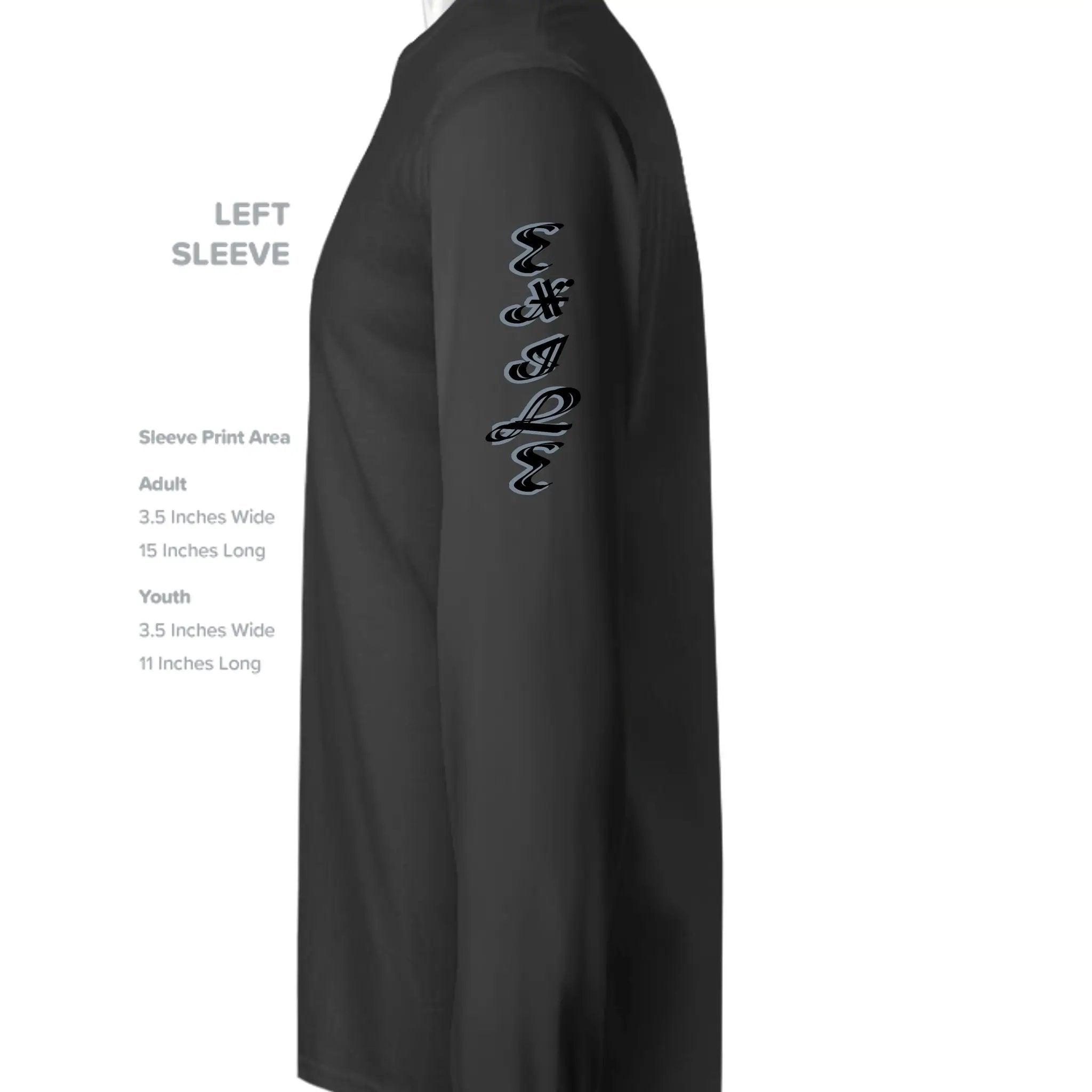 Black - YST358 - SLEEVE_LEFT