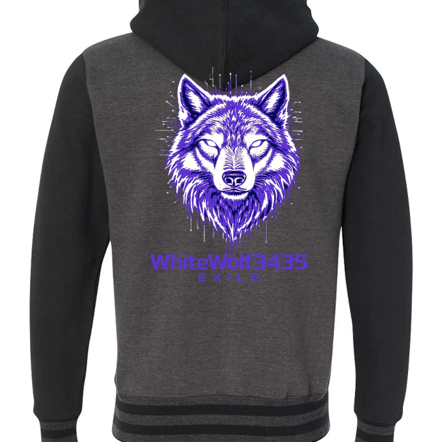 Charcoal Heather/ Black - IND45UVZ - BACK