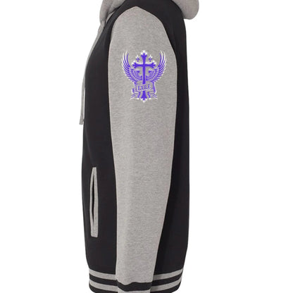 Black/ Gunmetal Heather - IND45UVZ - SLEEVE_LEFT