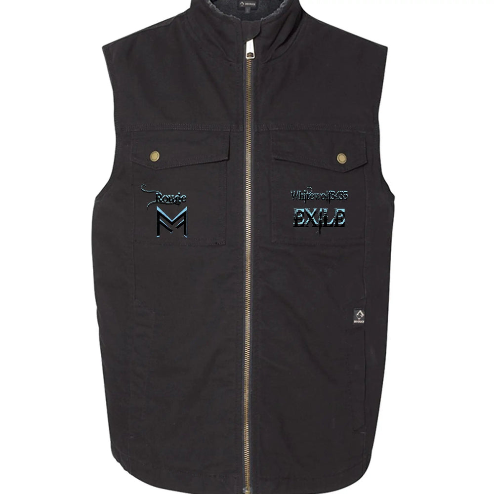 Exile Rouge Loyalty Trek Vest 5068 Dri Duck Cotton Canyon Cloth Sherpa Collar